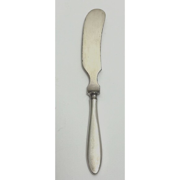Master Butter Knife Silver Plated Serving Knife Late Victorian 1880-1900 7.8 in - Picture 2 of 2